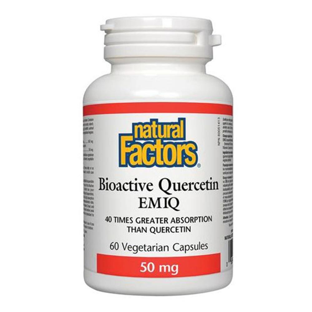 Natural Factors Bioactive Quercetin EMIQ 50 mg