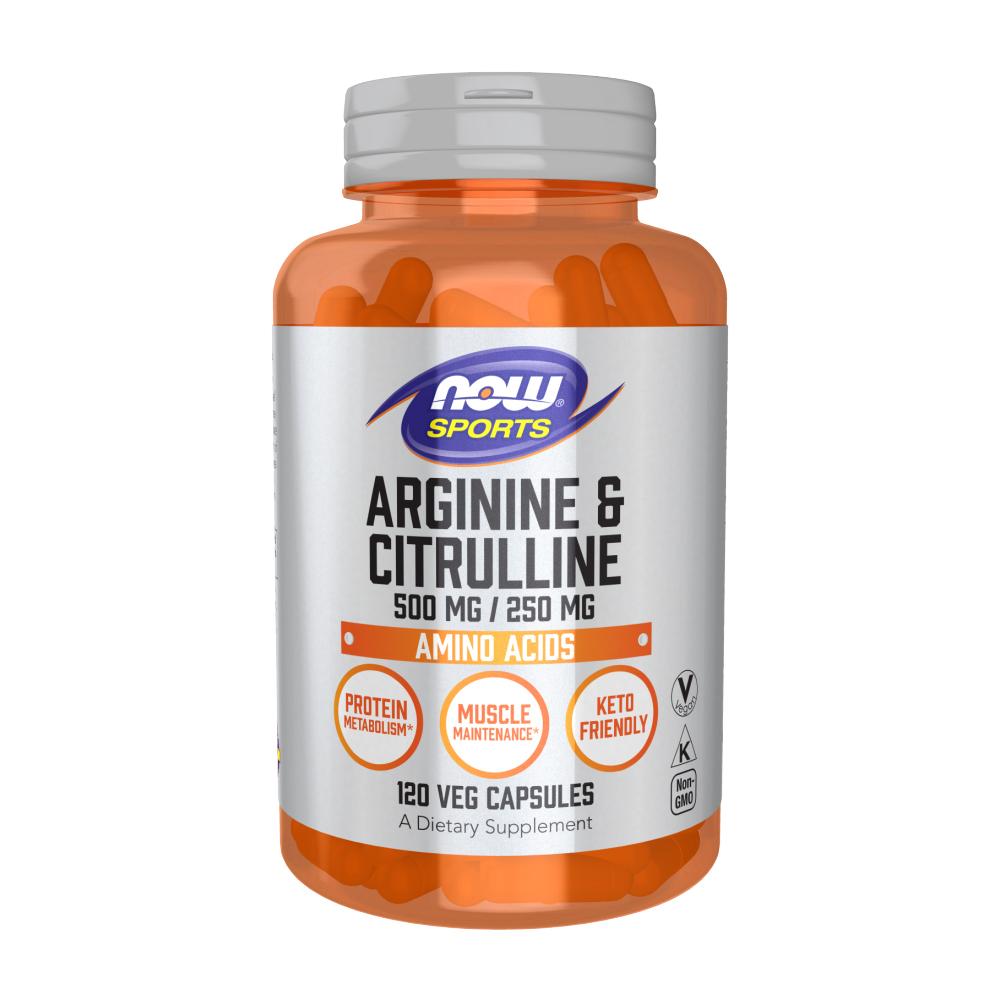 Now Arginine & Citrulline 500 mg / 250 mg