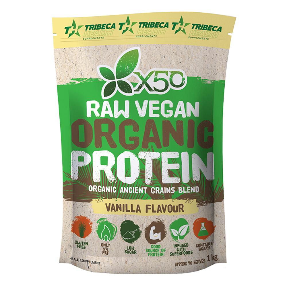 X50 - Raw Vegan Organic Protein - Vanilla