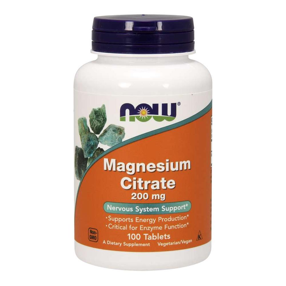Now Magnesium Citrate 200 mg