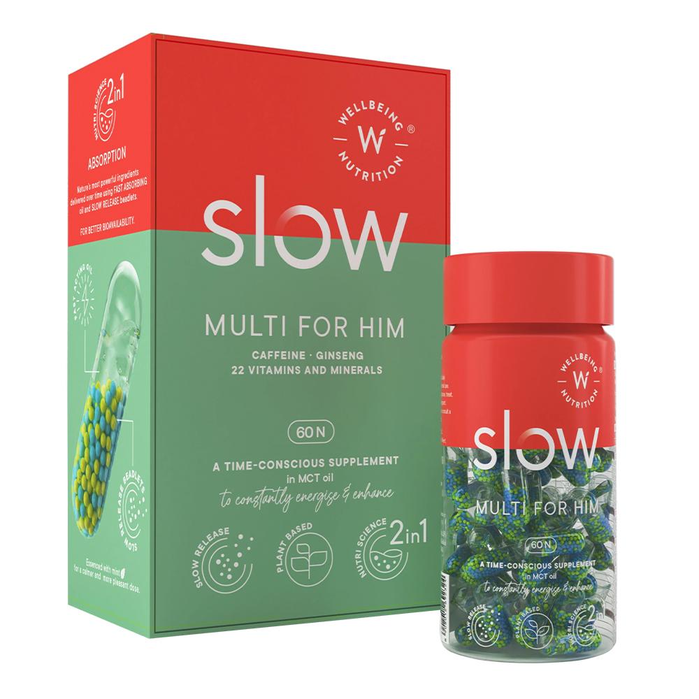 Wellbeing Nutrition - Slow - Multivitamin for Him for Vital Nutrition