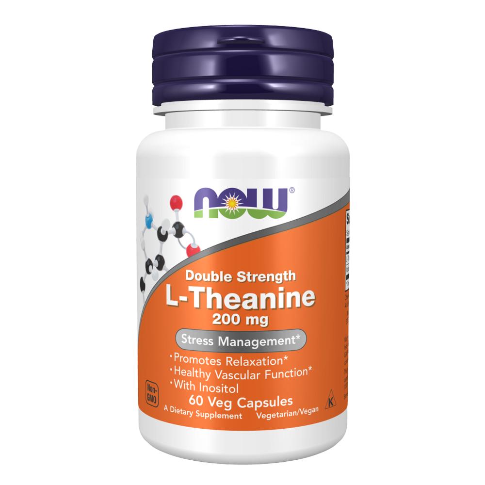 Now Foods - L-Theanine - Double Strength 200 mg