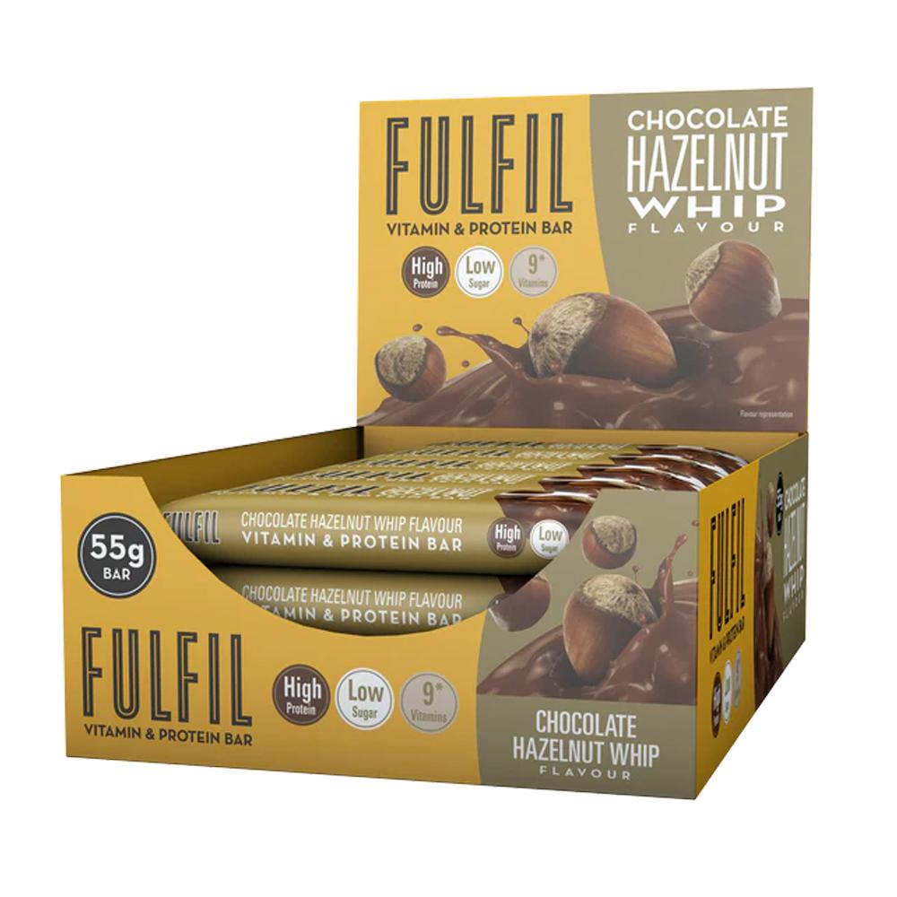 Fulfil Nutrition - Vitamin & Protein Bar - Chocolate Hazelnut Whip - Box of 15
