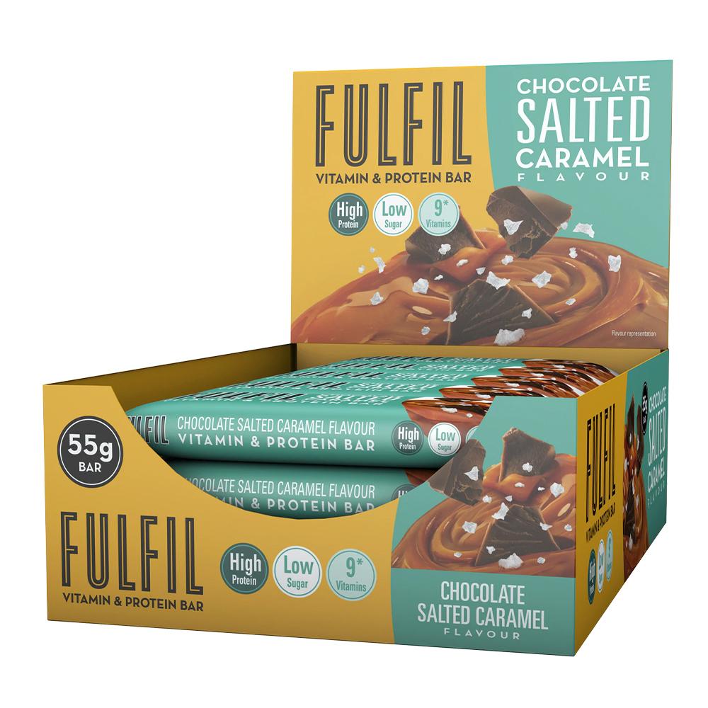 Fulfil Nutrition - Vitamin & Protein Bar - Chocolate Salted Caramel - Box of 15
