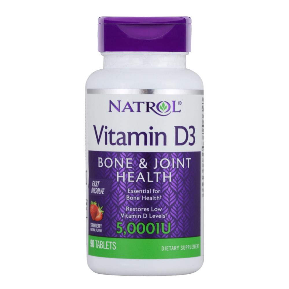 Natrol - Vitamin D3 5000 IU - Bone & Joint Health