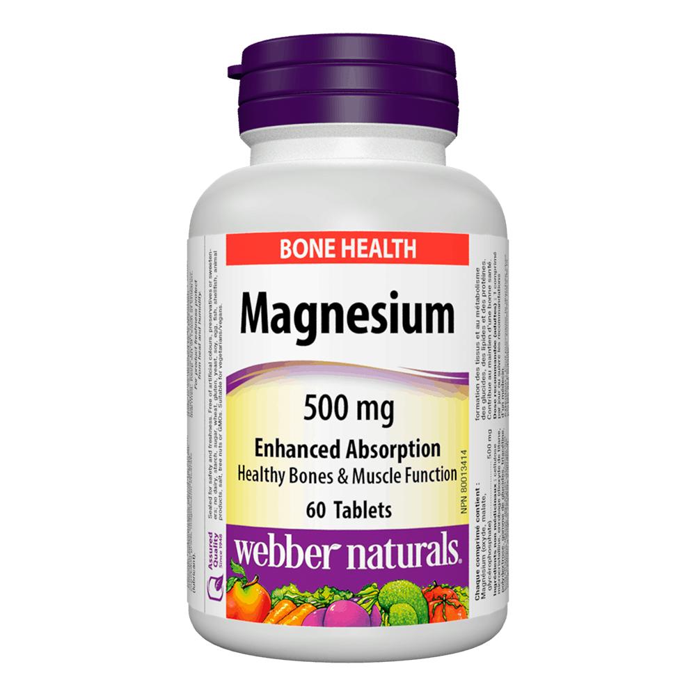 Webber Naturals - Magnesium 500 mg Enhanced Absorption