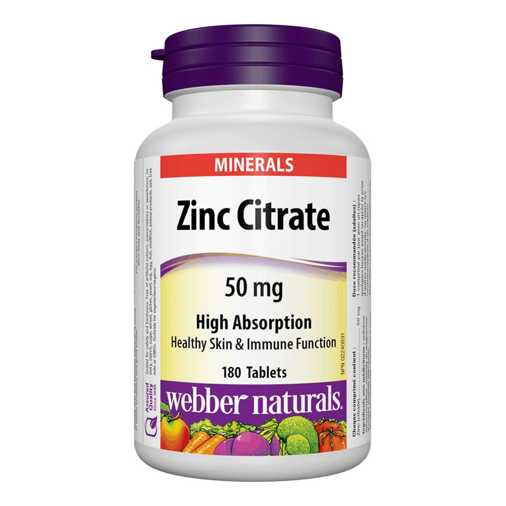 Webber Naturals - Zinc Citrate 50 mg