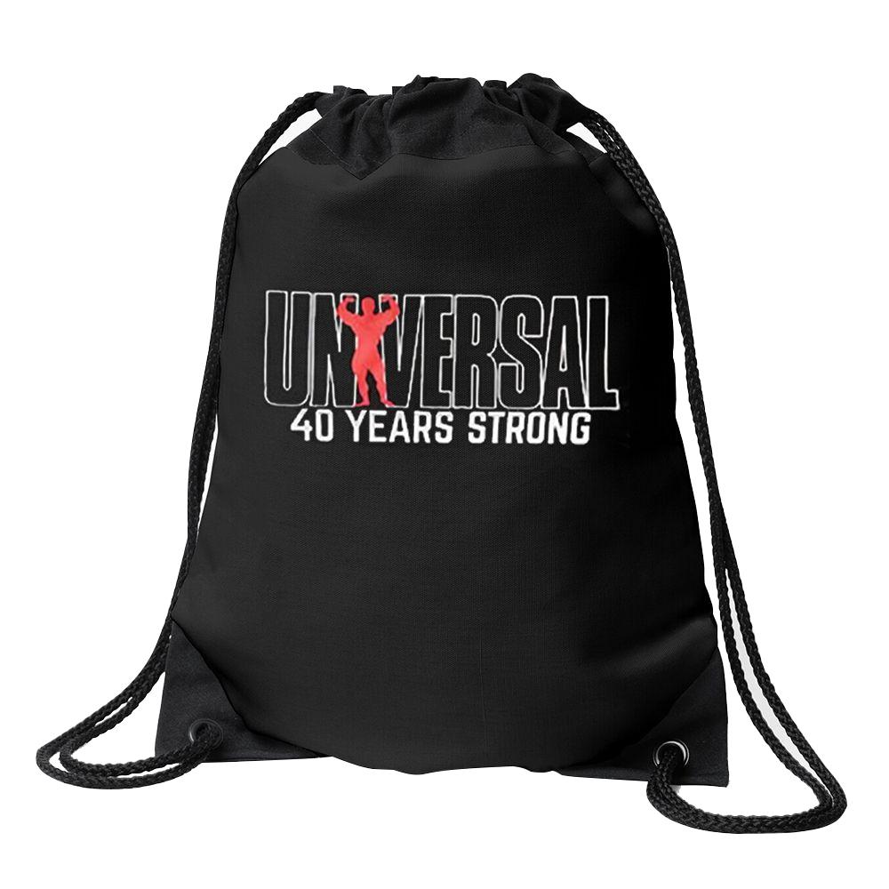 Universal Black Drawstring Bag