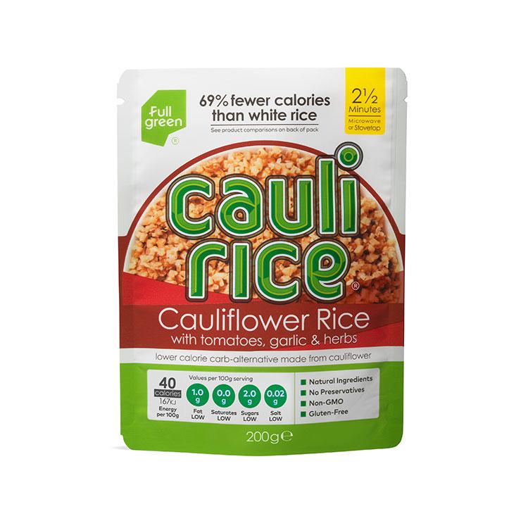 Full Green - Cauliflower Rice - Garlic Tomato & Herbs