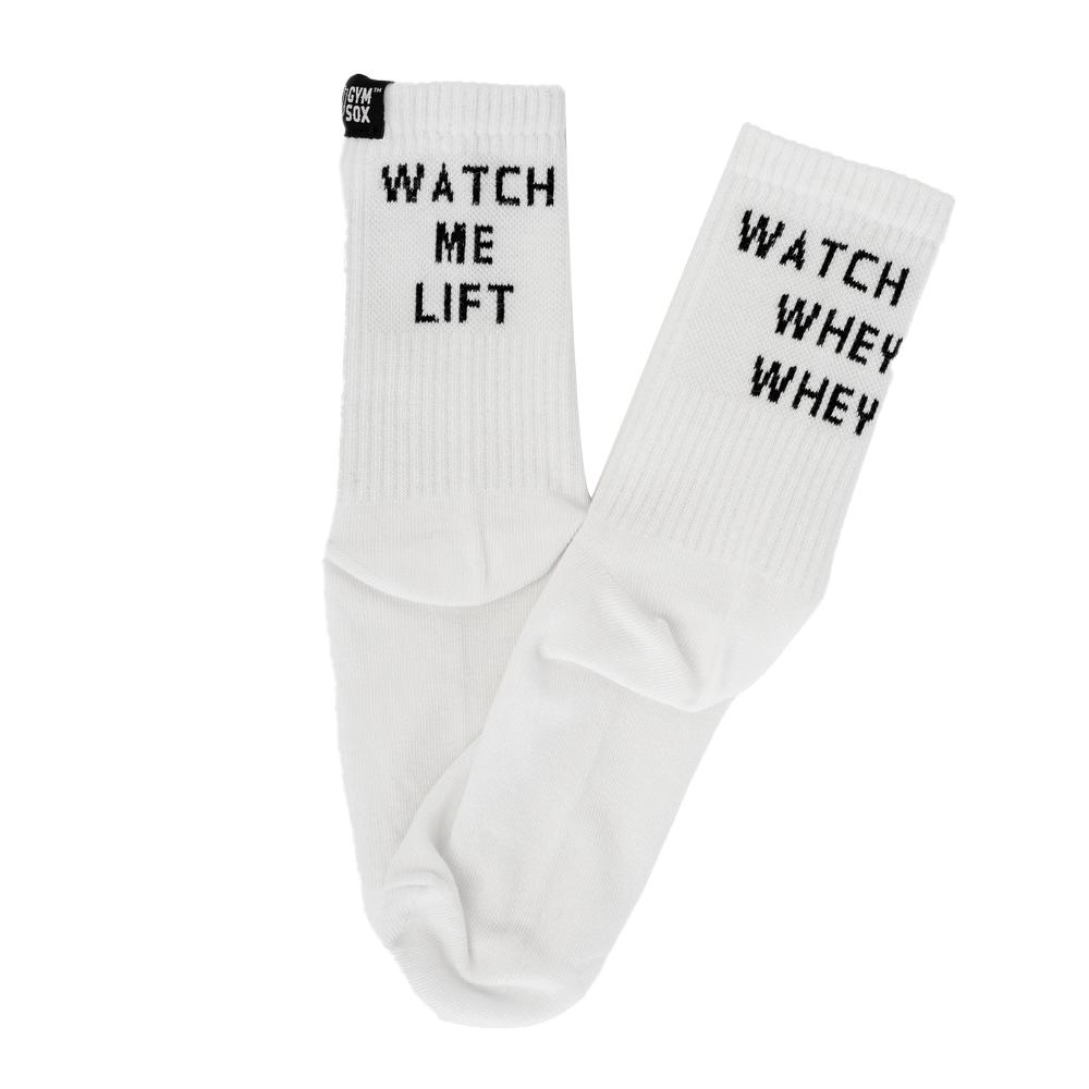 Gym Sox - Watch Me Lift Watch Me Whey Whey - Socks