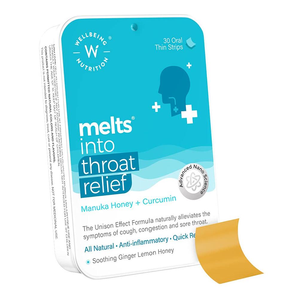 Wellbeing Nutrition - Melts Throat Relief for Cough