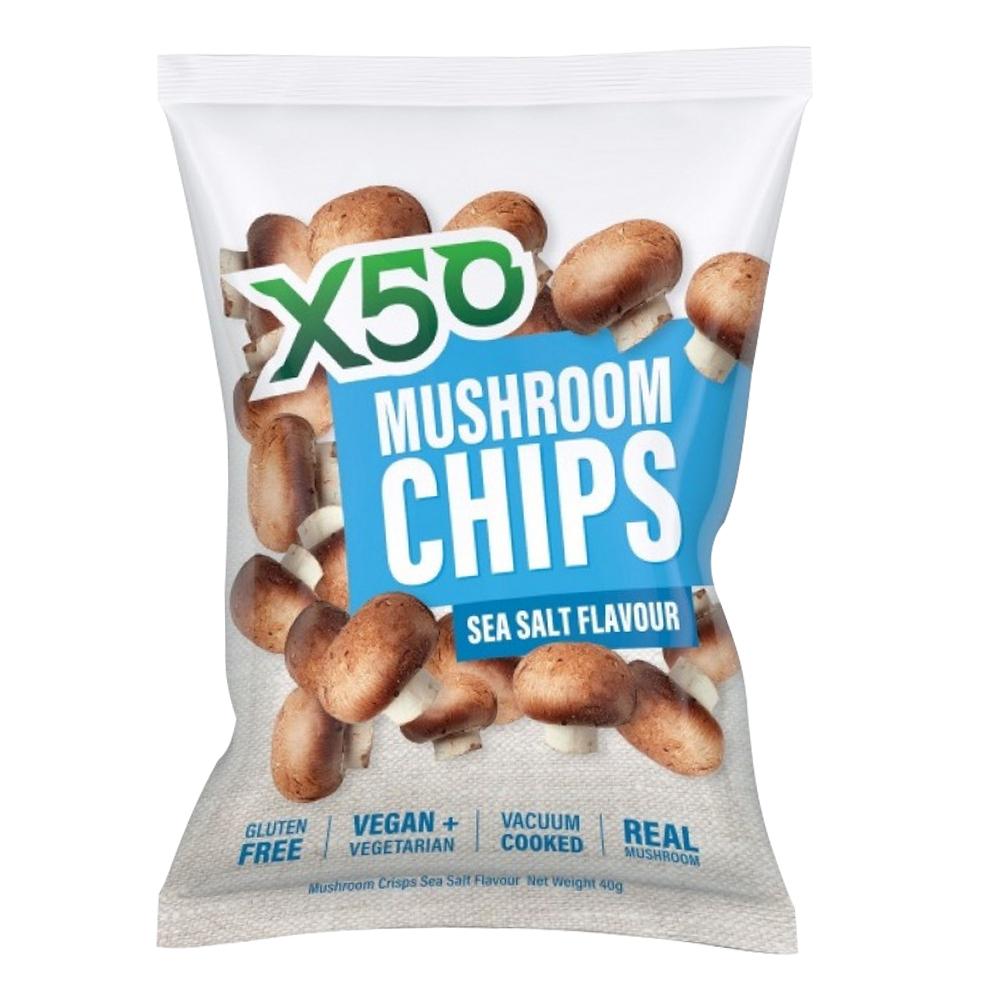 X50 Mushroom Chips - Sea Salt