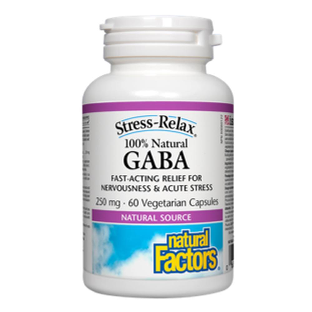 Natural Factors Stress-Relax 100% Natural GABA 250 mg