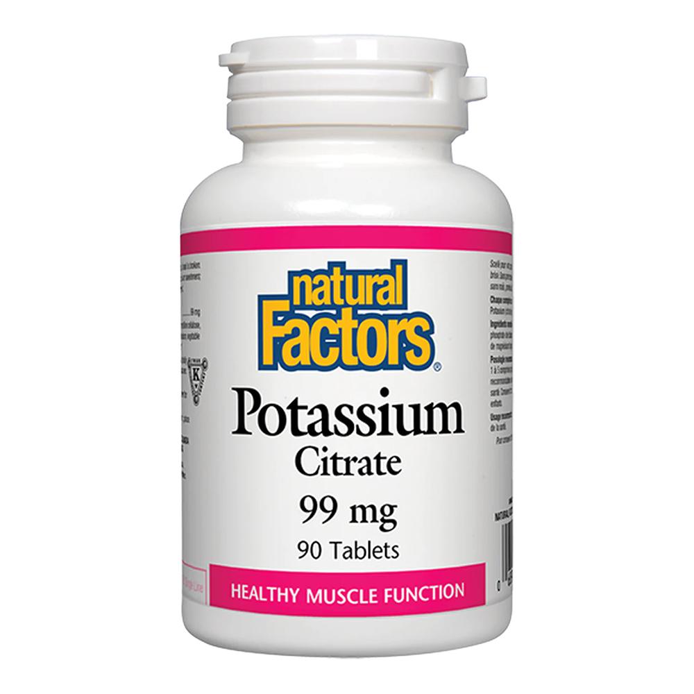 Natural Factors - Potassium Citrate 99mg