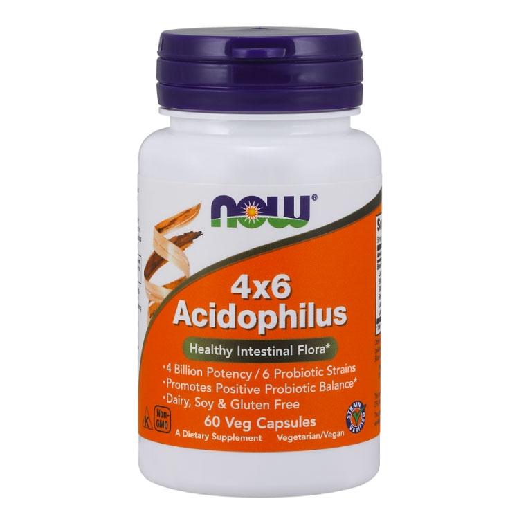 Now Acidophilus 4x6 - 4 Billion