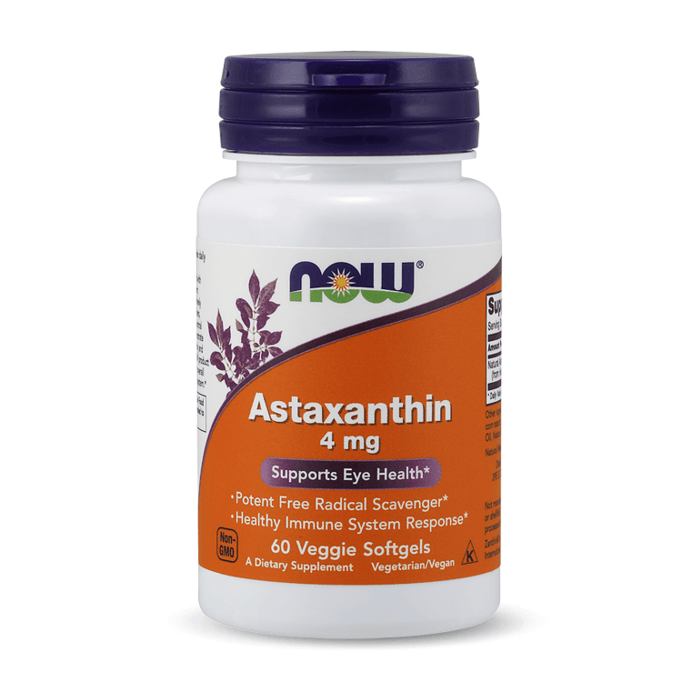 Now Astaxanthin 4 mg