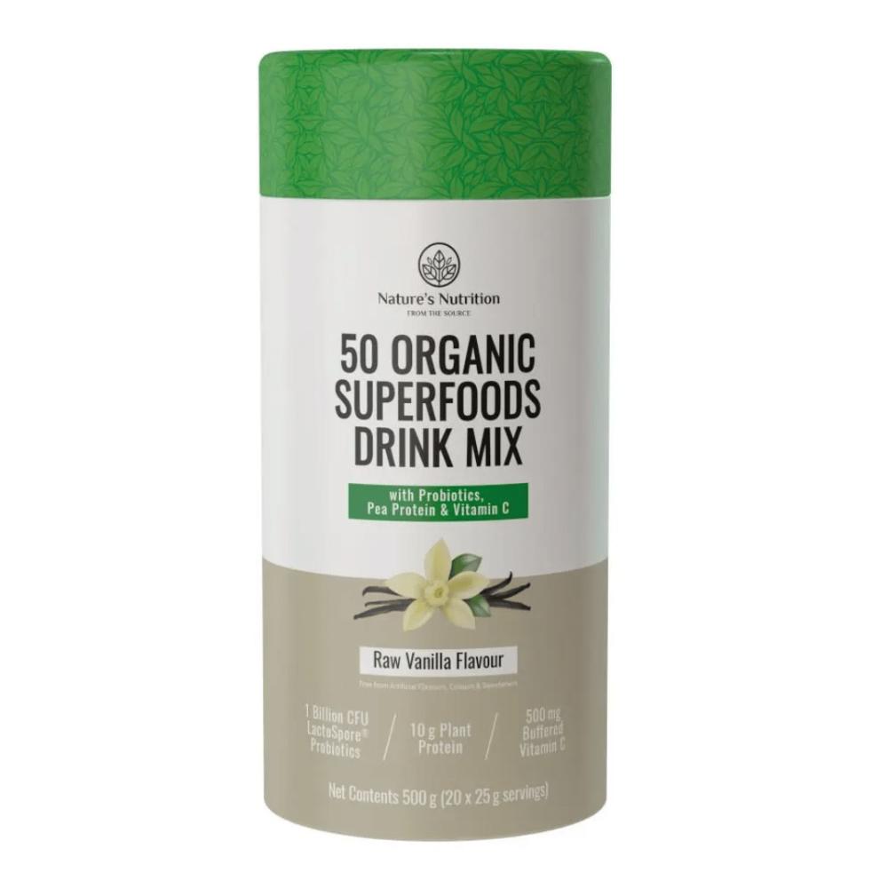 Natures Nutrition - 50 Organic Superfoods Drink Mix